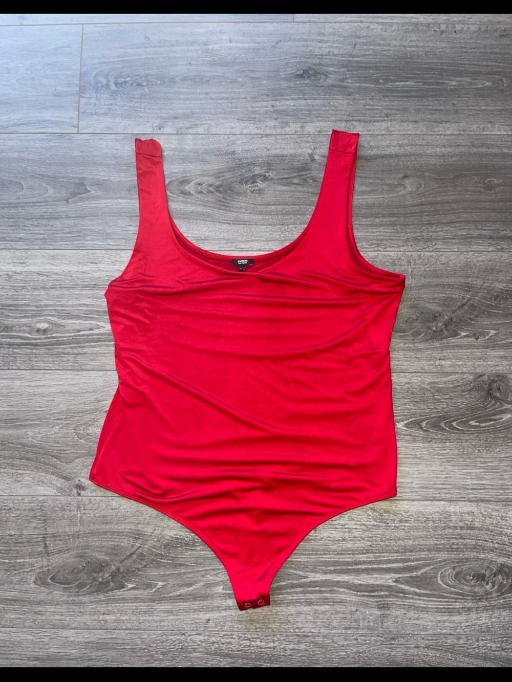 Express Red Bodysuit Tank Top